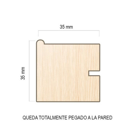 Bastidor para lienzo sin tela, grueso 35x35 mm - Bastidor a medida