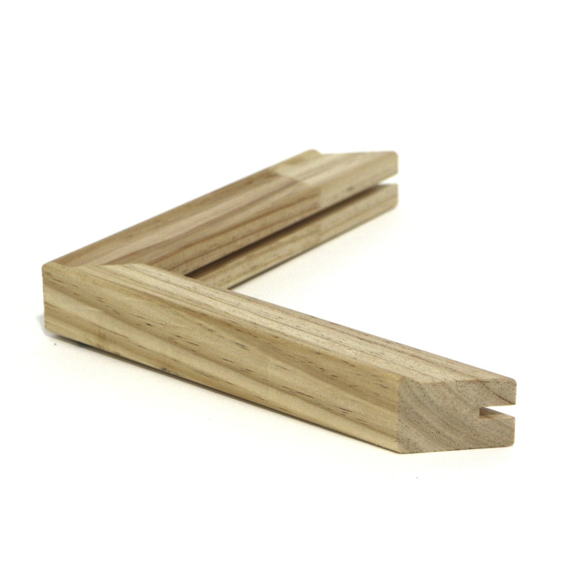 bastidor ancho ancho 35 mm x 35 mm madera de pino - Moldura en barra
