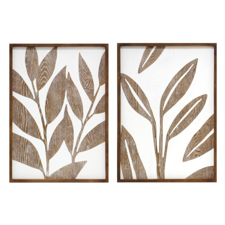 LINHA MODERNA DECORATIVA IMAGEM 3D COM QUADRO PRETO. MODELO 307 FOLHAS