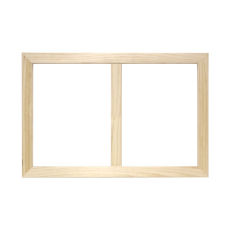 Estrutura com barra transversal para tela de madeira 50 Figura sem tecido - 50F 116 × 89 cm cm medida externa