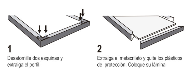 como montar um quadro de alumínio